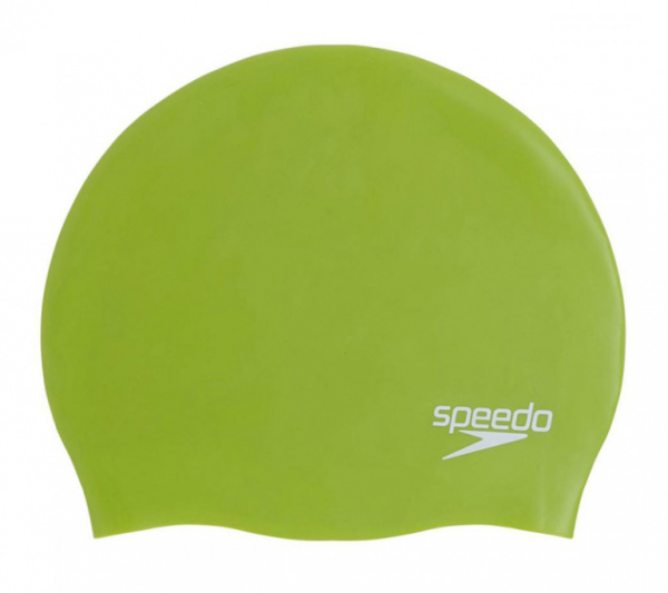 Шапочка для плавания Speedo Moulded Silc, силикон (салатовый)